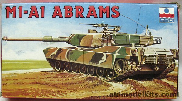 ESCI 1/35 M1-A1 Abrams Battle Tank, 8072 plastic model kit